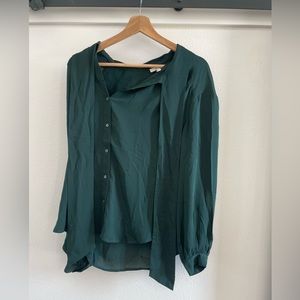 Green Joie Button up blouse